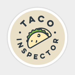 Taco Inspector (dark) Magnet